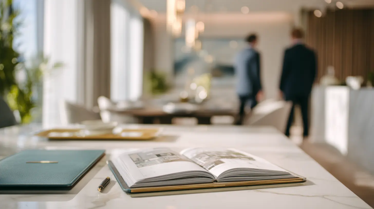 Luxusimmobilien-Beratung in exklusivem Ambiente